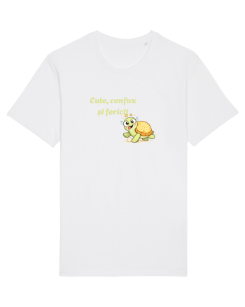 Cute,confuz și fericit  White