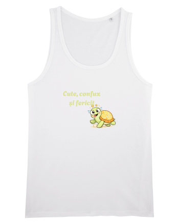 Cute,confuz și fericit  White