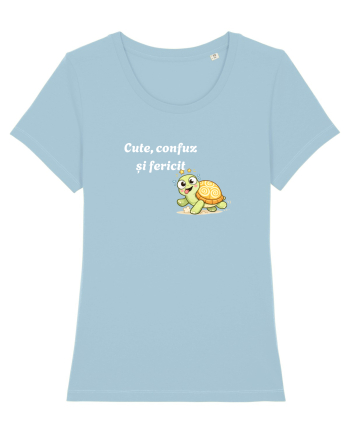 Cute,confuz și fericit  Sky Blue