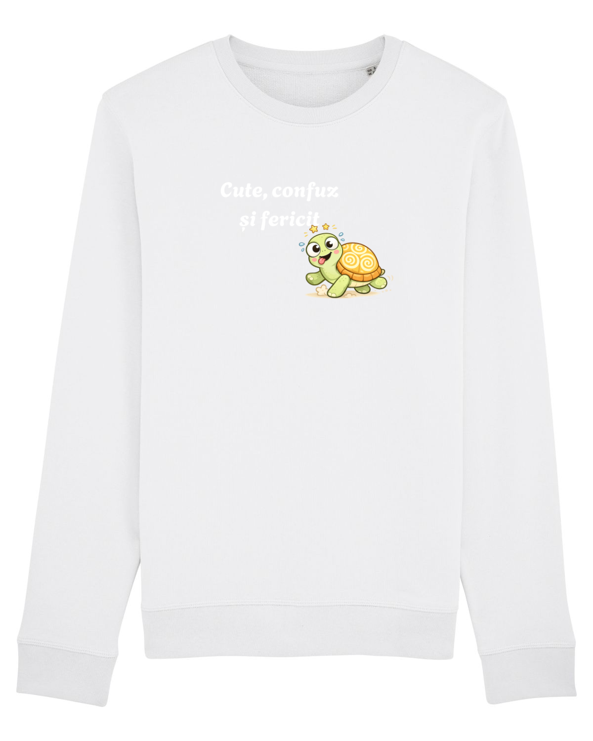 Bluză mânecă lungă Unisex Rise White