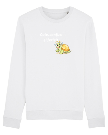Cute,confuz și fericit  White