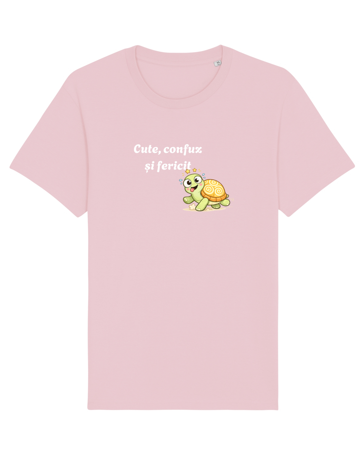 Tricou mânecă scurtă Unisex Rocker Cotton Pink