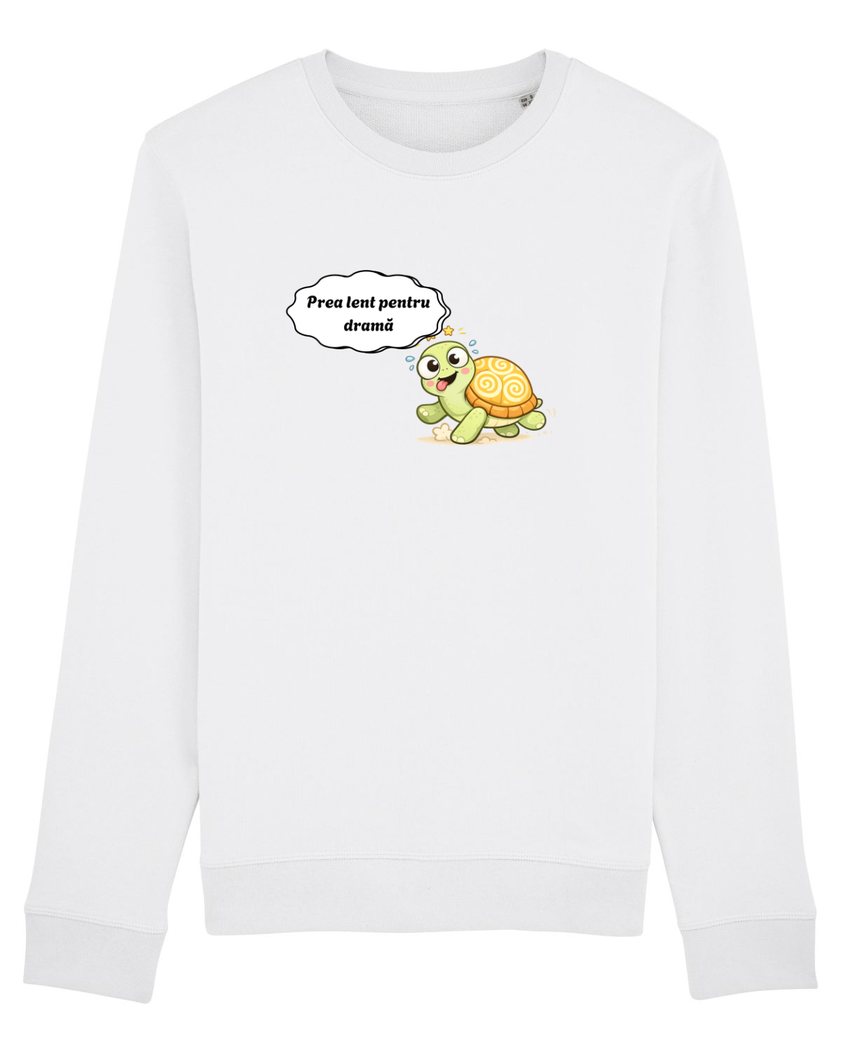 Bluză mânecă lungă Unisex Rise White