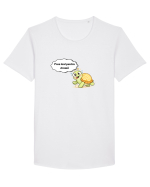 Prea lent pentru dramă  Tricou mânecă scurtă guler larg Bărbat Skater
