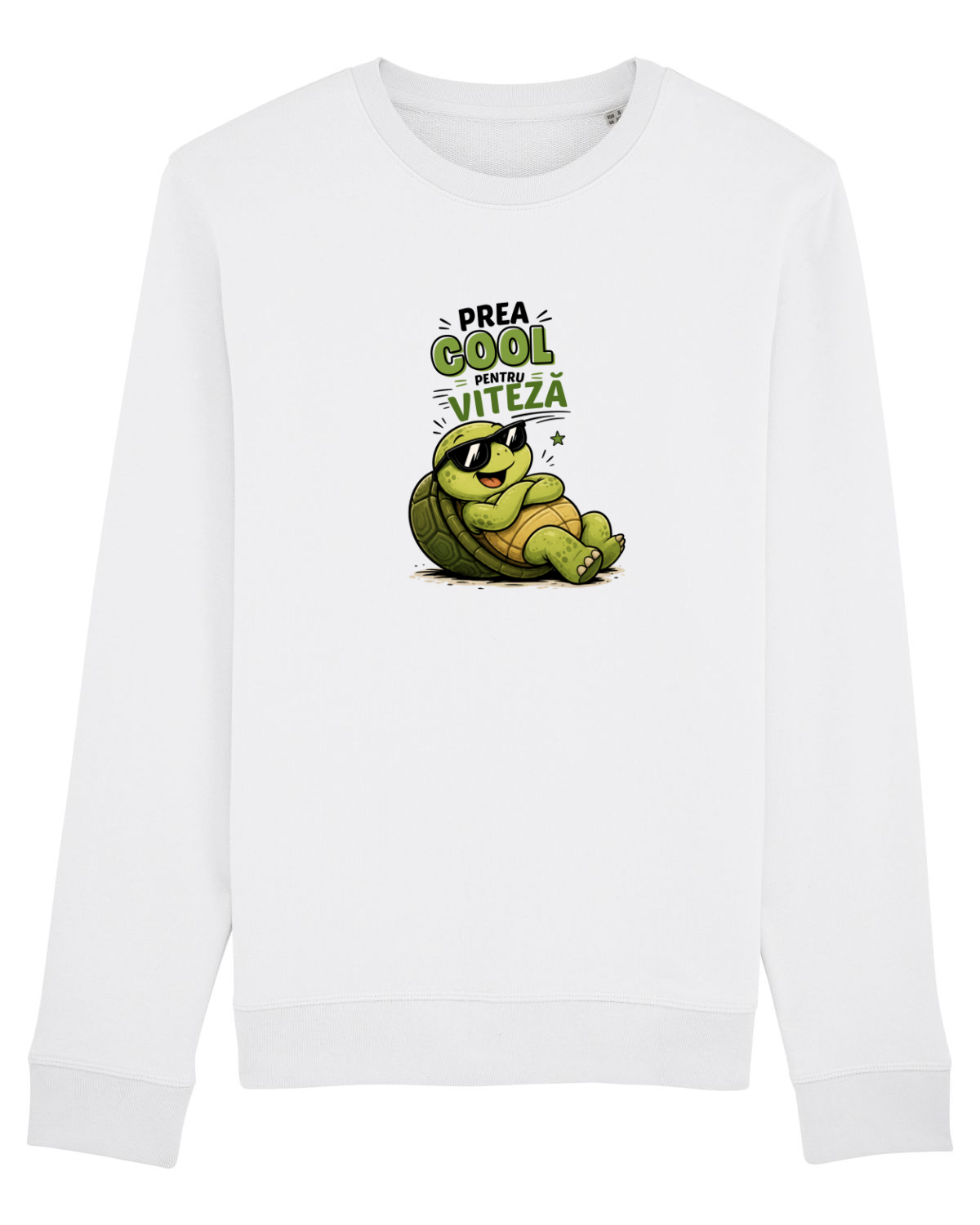 Bluză mânecă lungă Unisex Rise White