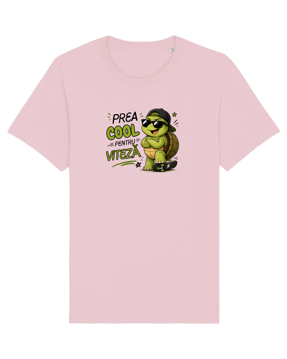 Tricou mânecă scurtă Unisex Rocker Cotton Pink