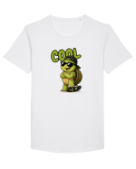 Cool Tricou mânecă scurtă guler larg Bărbat Skater