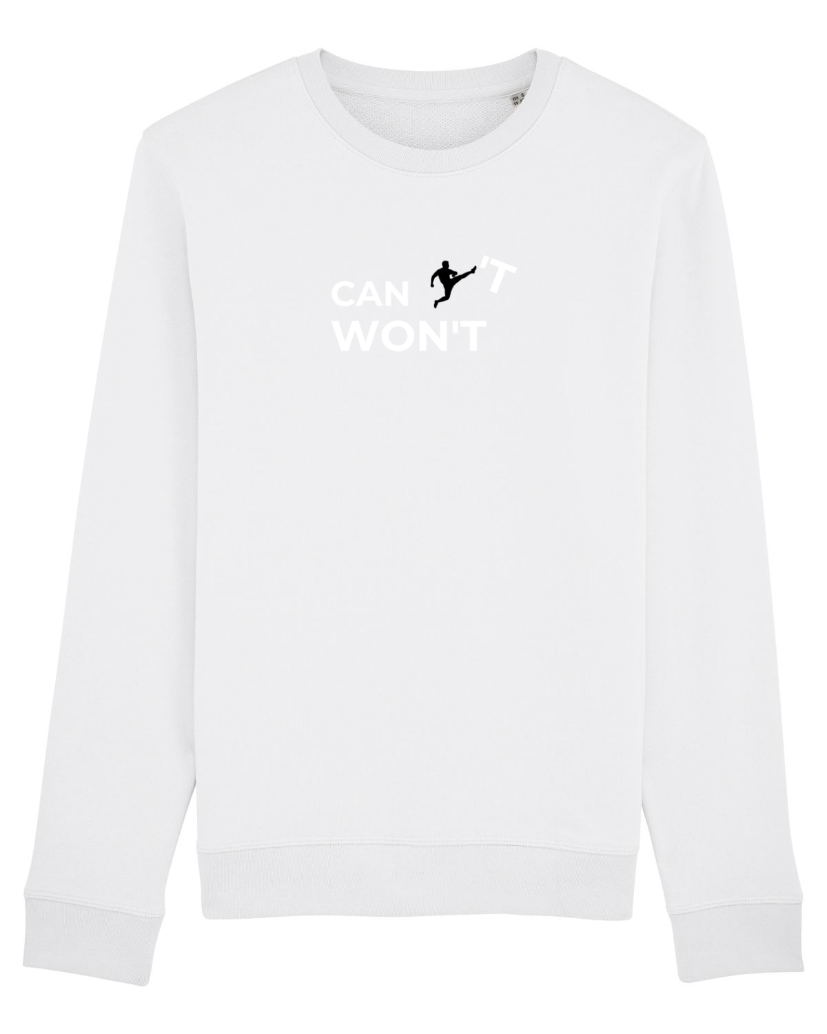 Bluză mânecă lungă Unisex Rise White