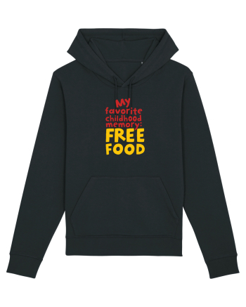 My favourite childhood memory: Free Food (color) Black