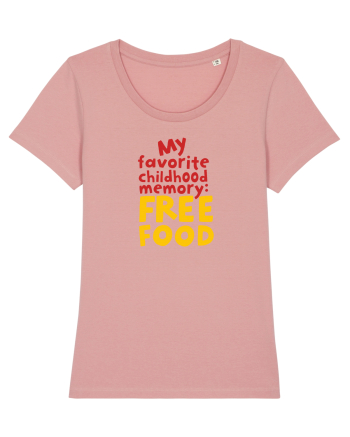 My favourite childhood memory: Free Food (color) Canyon Pink