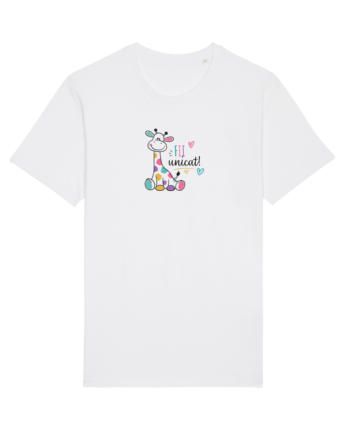 Tricou mânecă scurtă Unisex Rocker White