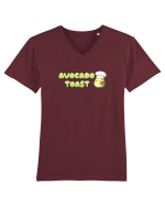 Avocado toast  Tricou mânecă scurtă guler V Bărbat Presenter