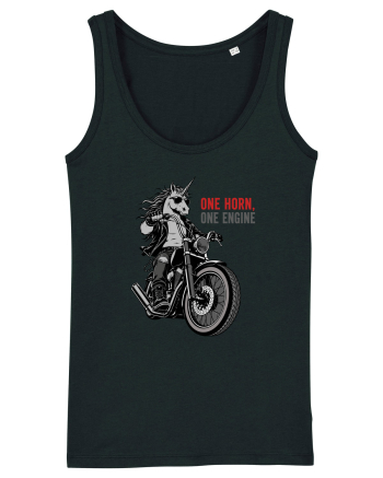 Unicorn Motor Unicorn Motorcycle Rider Graphic for Bikers and Motorcycle Black