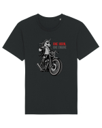 Unicorn Motor Unicorn Motorcycle Rider Graphic for Bikers and Motorcycle Tricou mânecă scurtă Unisex Rocker