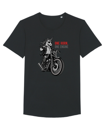 Unicorn Motor Unicorn Motorcycle Rider Graphic for Bikers and Motorcycle Black