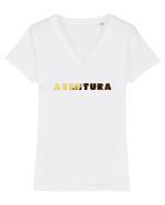 Aventura  Tricou mânecă scurtă guler V Damă Evoker