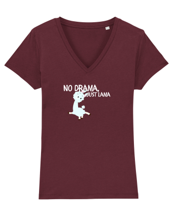 No drama,just lama  Burgundy