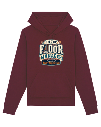 Omul de serviciu - Floor manager  Burgundy