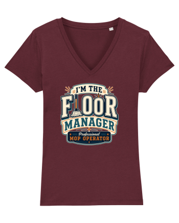 Omul de serviciu - Floor manager  Burgundy
