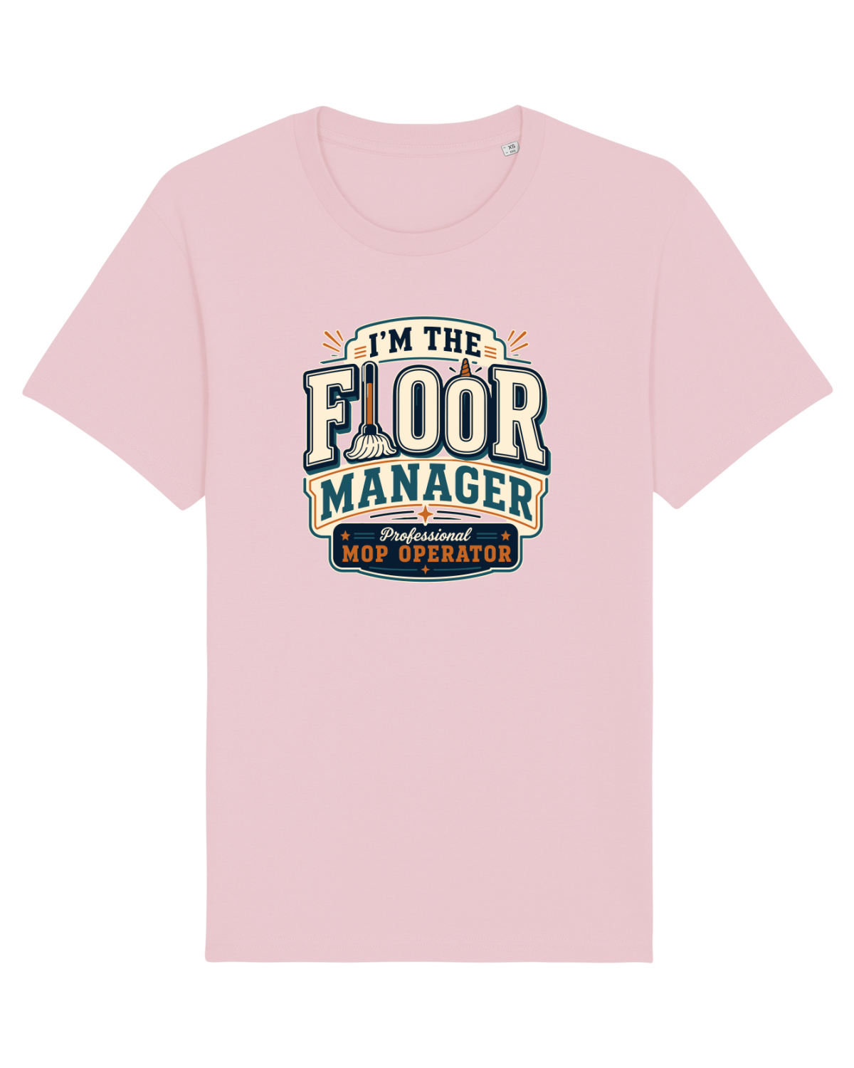 Tricou mânecă scurtă Unisex Rocker Cotton Pink