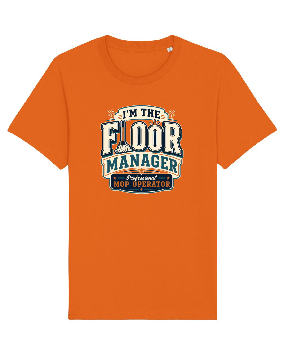 Tricou mânecă scurtă Unisex Rocker Bright Orange