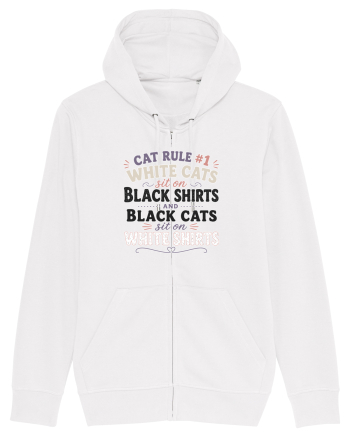 Iubesc pisicile Funny Cat Hair Owner for Cat Lovers White
