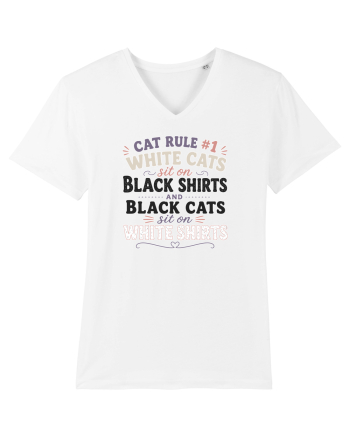 Iubesc pisicile Funny Cat Hair Owner for Cat Lovers White
