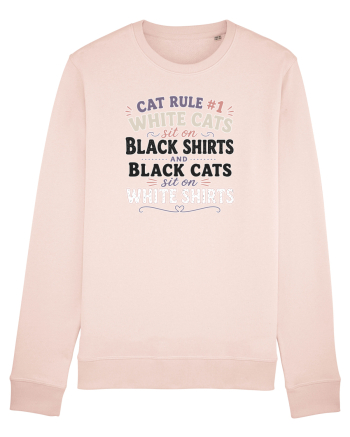 Iubesc pisicile Funny Cat Hair Owner for Cat Lovers Candy Pink