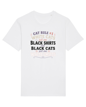 Iubesc pisicile Funny Cat Hair Owner for Cat Lovers White
