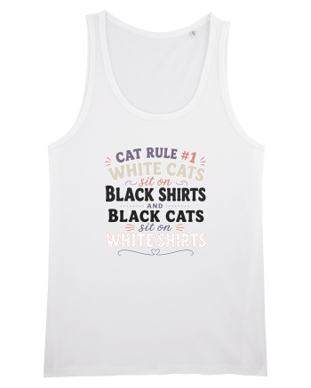 Iubesc pisicile Funny Cat Hair Owner for Cat Lovers White