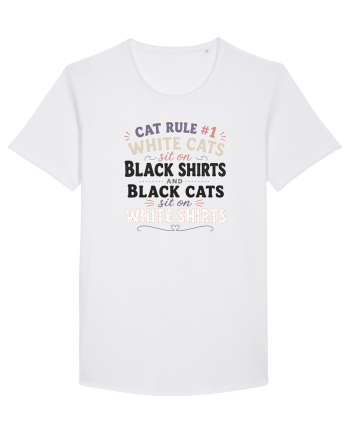 Iubesc pisicile Funny Cat Hair Owner for Cat Lovers White