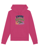 Funny Tired Frog Work Humor Gift for Employees and Coworkers Hanorac Unisex Drummer