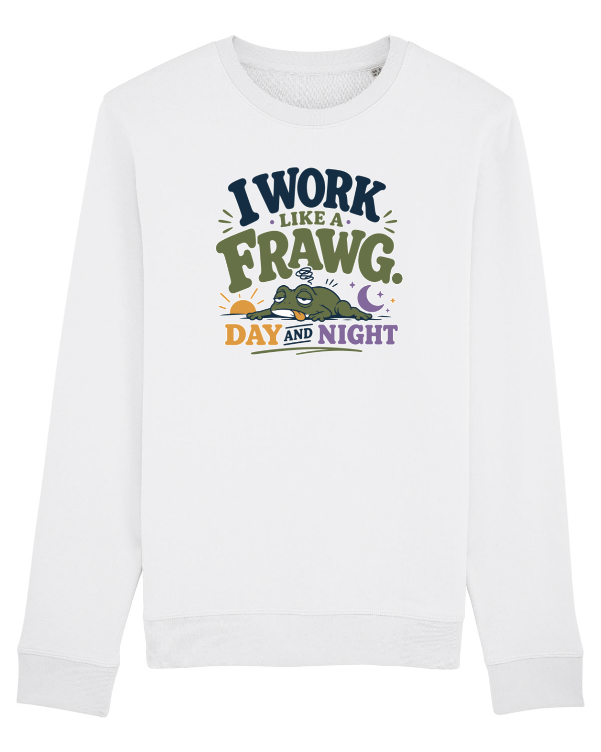 Bluză mânecă lungă Unisex Rise White