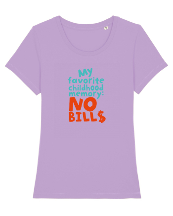 My favourite childhood memory: No Bills (color) Lavender Dawn