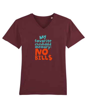My favourite childhood memory: No Bills (color) Burgundy