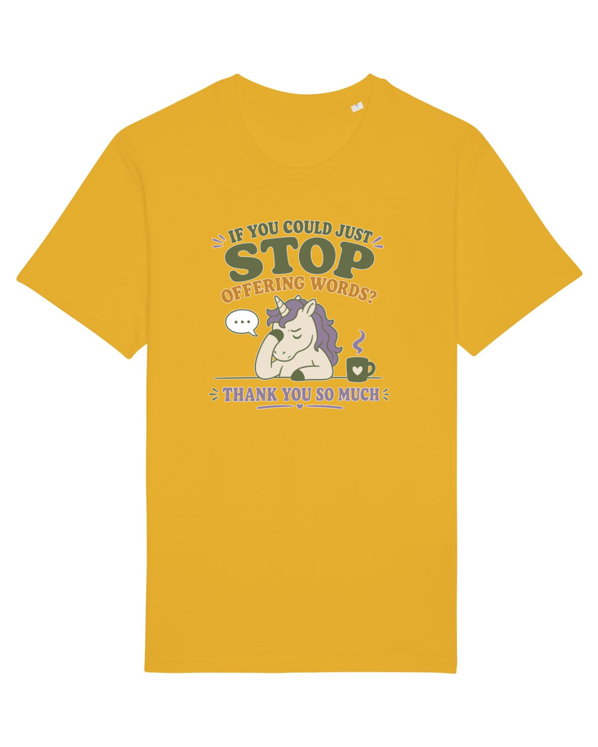 Tricou mânecă scurtă Unisex Rocker Spectra Yellow