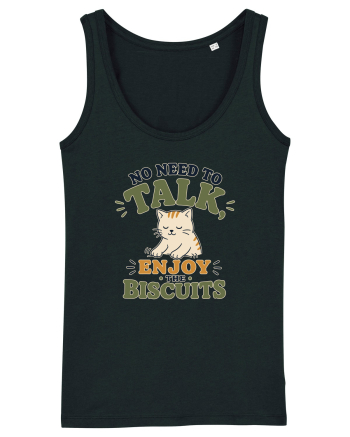 Pisica si biscuitii Funny Cat Humor Design for Introverts and Cat Lovers Black