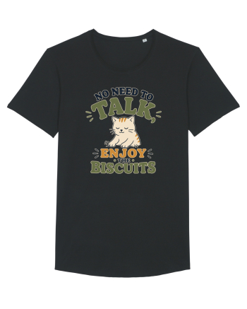 Pisica si biscuitii Funny Cat Humor Design for Introverts and Cat Lovers Black