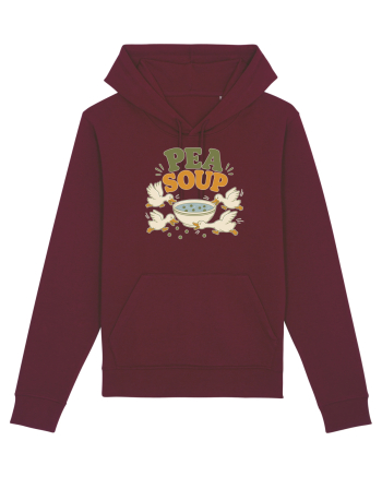 Ratele si mazarea. Funny Duck Pun Humor Design Featuring Pea Soup Burgundy