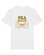 Ratele si mazarea. Funny Duck Pun Humor Design Featuring Pea Soup Tricou mânecă scurtă Unisex Rocker