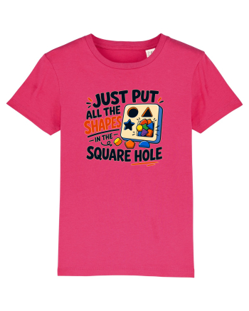 Gaura potrivita. Shape Sorter Humor Design for Engineers IT Workers and Pro Raspberry