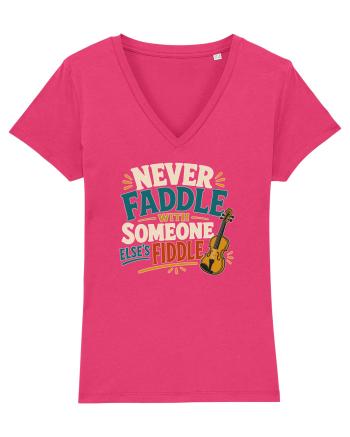 Nu te juca cu vioara. Funny Fiddle Player Design for Bluegrass Folk  Raspberry