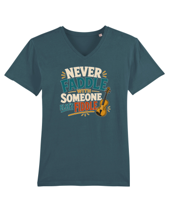 Nu te juca cu vioara. Funny Fiddle Player Design for Bluegrass Folk  Stargazer