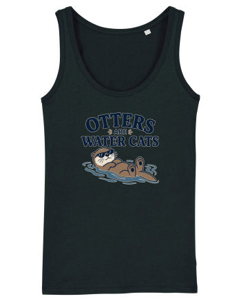 Vidrele sunt pisicile de apa. Funny Otter Lover Design for Animal Lovers Black