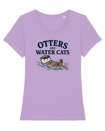 Vidrele sunt pisicile de apa. Funny Otter Lover Design for Animal Lovers Lavender Dawn