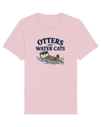 Vidrele sunt pisicile de apa. Funny Otter Lover Design for Animal Lovers Cotton Pink