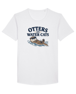 Vidrele sunt pisicile de apa. Funny Otter Lover Design for Animal Lovers Tricou mânecă scurtă guler larg Bărbat Skater