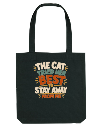 Cu pisici. Funny Cat Owner Humor Design for Cat Lovers and Pet Parents Black