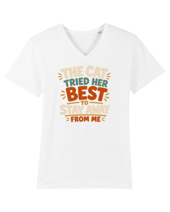 Cu pisici. Funny Cat Owner Humor Design for Cat Lovers and Pet Parents White