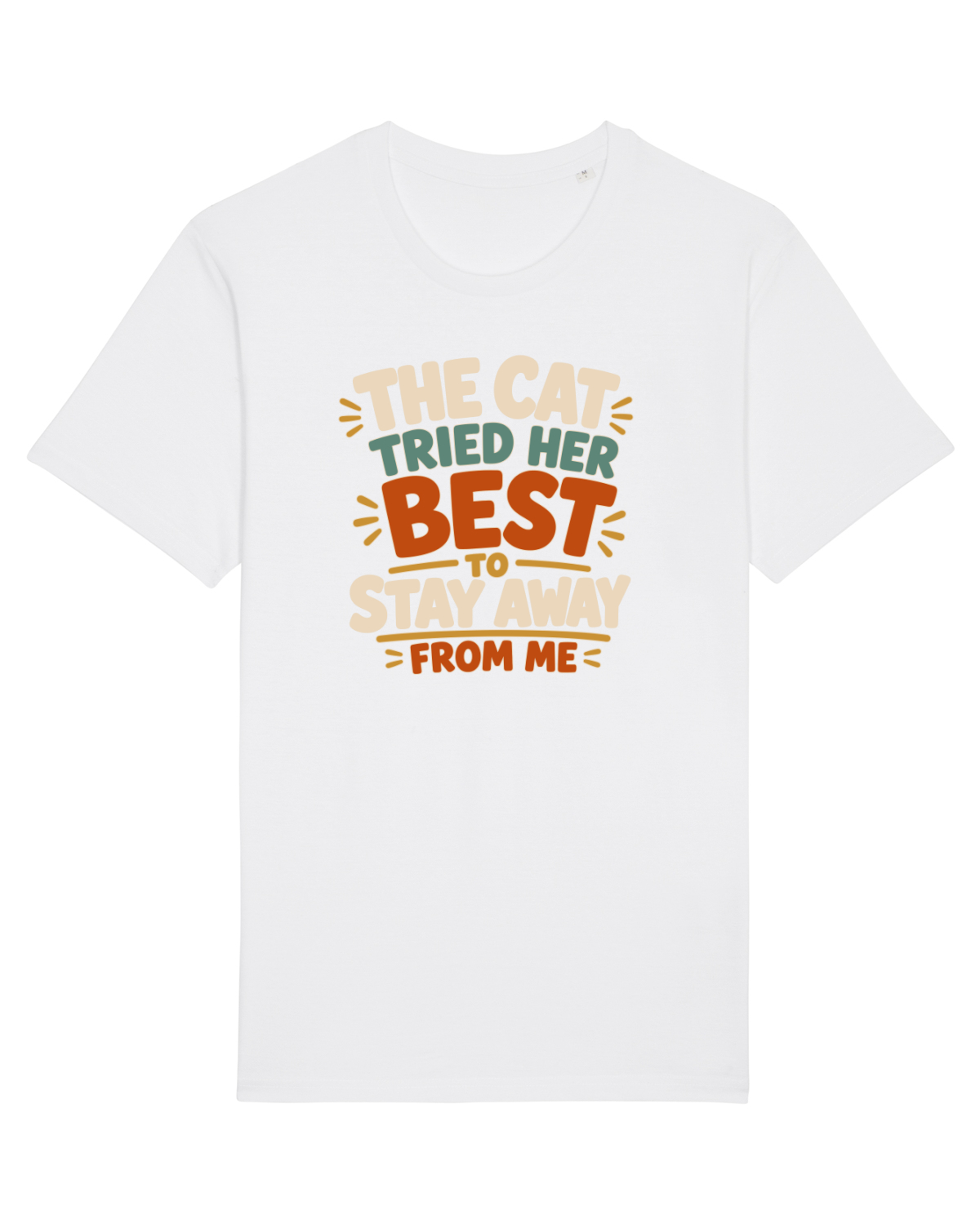 Tricou mânecă scurtă Unisex Rocker White